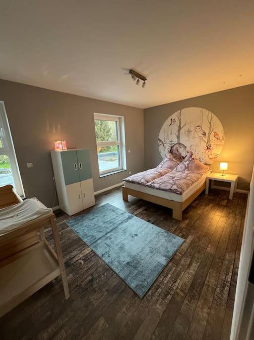 Modernes Ferienhaus In Uedersdorf エクステリア 写真